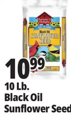 Ocean State Job Lot Farmer's Delight Black Oil Sunflower Seed 10 lbs offer