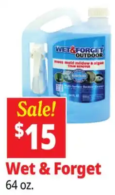 Ocean State Job Lot Wet & Forget Outdoor Moss Mold Mildew & Algae Stain Remover 64 fl. oz offer