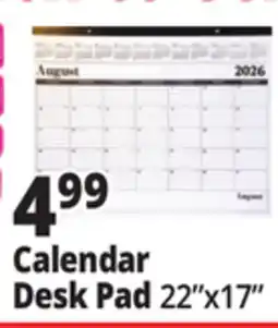 Ocean State Job Lot Calendar Desk Pad offer