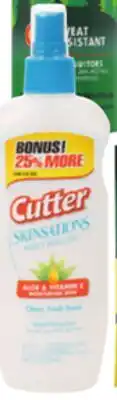 Ocean State Job Lot Cutter Skinsations Insect Repellent 7.5 fl oz offer