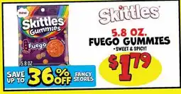 Ollie's Skittles FUEGO GUMMIES offer