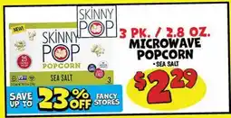Ollie's MICROWAVE POPCORN offer