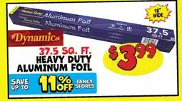 Ollie's Dynamic 37.5 SQ. FT. HEAVY DUTY ALUMINUM FOIL offer