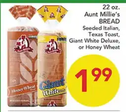 Pete's Fresh Market Aunt Millie's BREAD offer