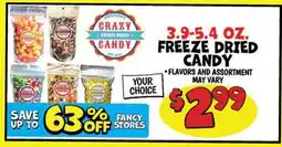 Ollie's FREEZE DRIED CANDY offer