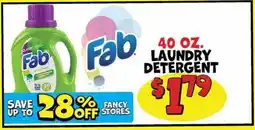 Ollie's FAB 40 OZ. LAUNDRY DETERGENT offer