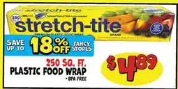 Ollie's PLASTIC FOOD WRAP offer
