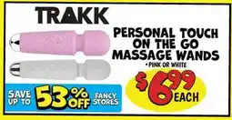 Ollie's TRAKK PERSONAL TOUCH ON THE GO MASSAGE WANDS offer