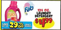 Ollie's FAB 134 OZ. LAUNDRY DETERGENT offer