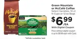 Dillons Green Mountain or McCafé Coffee offer