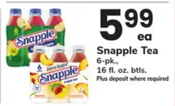ACME Snapple Tea offer