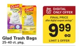 ACME Glad Trash Bags offer