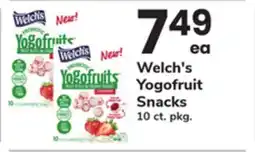 ACME Welch's Yogofruit Snacks offer