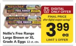ACME Nellie's Free Range Large Brown or XL Grade A Eggs offer