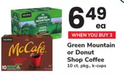 ACME Green Mountain or Donut Shop Coffee offer