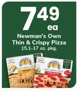 ACME Newman's Own Thin & Crispy Pizza offer