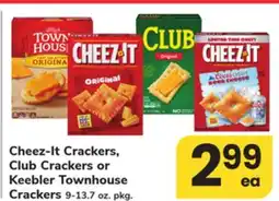 ACME Cheez-It Crackers, Club Crackers or Keebler Townhouse Crackers offer