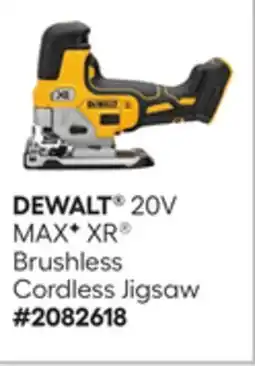 Lowe's DEWALT 20V MAX* XR Brushless Cordless Jigsaw offer
