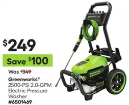 Lowe's 2500-PSI 2.0-GPM Electric Pressure Washer offer