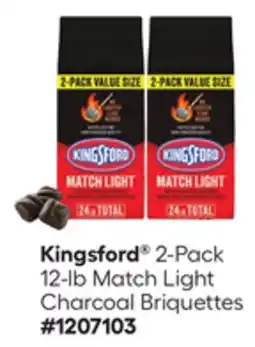 Lowe's 2-Pack 12-lb Match Light Charcoal Briquettes offer