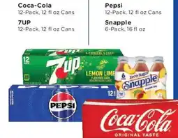 Dillons Coca-Cola , 7UP, Pepsi, Snapple offer