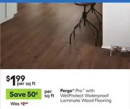 Lowe's Pro with WetProtect Waterproof Laminate Wood Flooring offer