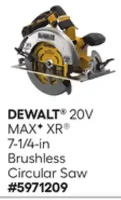 Lowe's 20V MAX* XR 7-1/4-in Brushless Circular Saw offer