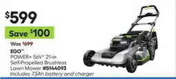 Lowe's POWER+ 56VG 21-in Self-Propelled Brushless offer