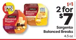 Weis Markets Sargento Balanced Breaks offer