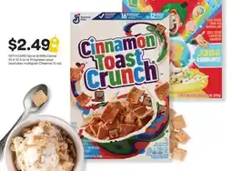 CVS General Mills Cereal 10.4-12.5 oz or Progresso soup (excludes multigrain Cheerios 12 oz) offer