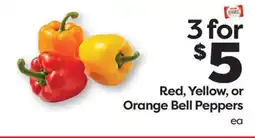 Weis Markets Red, Yellow, or Orange Bell Peppers offer