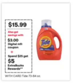CVS Tide 73-84 oz offer