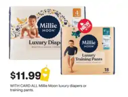 CVS ALL Millie Moon luxury diapers or training pants offer