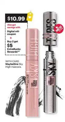 CVS Maybelline Sky High mascara offer