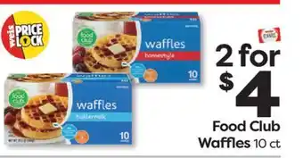 Weis Markets Food Club Waffles offer