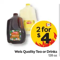 Weis Markets Weis Quality Tea or Drinks offer