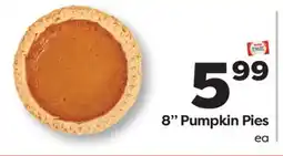 Weis Markets 8 Pumpkin Pies offer