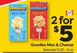 Weis Markets Goodles Mac & Cheese offer