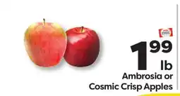 Weis Markets Ambrosia or Cosmic Crisp Apples offer