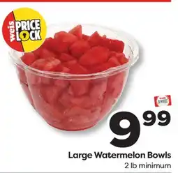 Weis Markets Large Watermelon Bowls offer