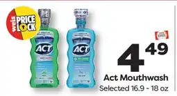 Weis Markets Act Mouthwash offer