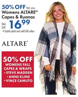 Boscov's Womens ALTARE Capes & Ruanas offer