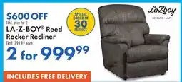 Boscov's LA-Z-BOY Reed Rocker Recliner offer