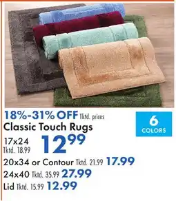 Boscov's Classic Touch Rugs offer