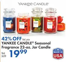 Boscov's YANKEE CANDLE Seasonal Fragrance 22-oz. Jar Candle offer