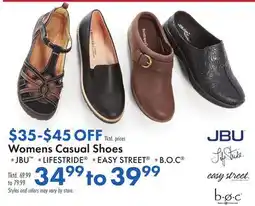 Boscov's Womens Casual Shoes offer