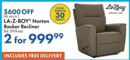 Boscov's LA-Z-BOY Norton Rocker Recliner offer