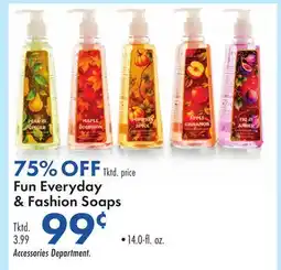 Boscov's Fun Everyday & Fashion Soaps offer