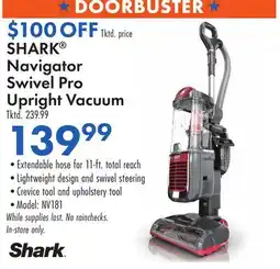 Boscov's SHARK Navigator Swivel Pro Upright Vacuum offer