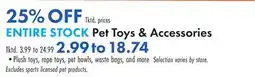 Boscov's PET TOYS & ACCESSORIES offer